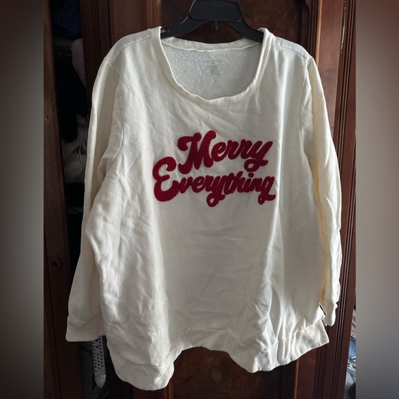 Tops - Lane Bryant Merry everything sweatshirt 3x